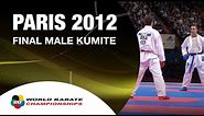 Final Male Kumite -60Kg. Amir Mehdizadeh vs Douglas Brose. World Karate Championships 2012
