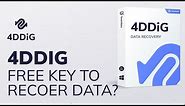 【OFFICIAL】Tenorshare 4DDiG Free Key to Recover Lost Data? Is That True?