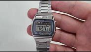 1978 Seiko LCD digital chronograph watch with original bracelet. Model Reference A158-5050 / DHZ018