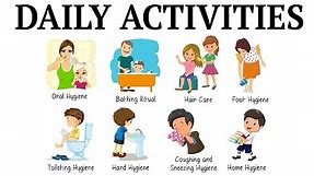 Daily Activities For Kids | Good Habits For Kids | Educational Videos For And Preschool Learning