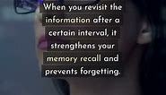 Practice Spaced Repetition: Optimize Your Memory Recall. Memorization techniques