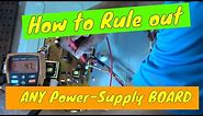 How to fully check your tv power supply on a dead television set