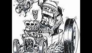 Cartoon Hot Rods & Customs Gallery - art of and inspired by Ed 'Big Daddy' Roth