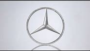 How to draw Mercedes logo