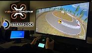VelociDrone (Drone Simulator) Gameplay & Settings - Steam Deck (Windows 10)