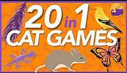 20 in 1 GAMES FOR CATS - 12 hours of Sensory Fun for Bored Cats 🐱