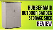 Rubbermaid Large Vertical Resin Weather Resistant Outdoor Garden Storage Shed Review