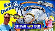 Kings Dominion Amusement Park - Ultimate Ride Tour and Review - Kings Dominion Doswell Virginia