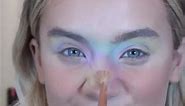 ABSTRACT MAKEUP TUTORIAL, HOW TO ACHIEVE ABSTRACT MAKEUP, SCRUNCHED NOSE MAKEUP HACK #shorts