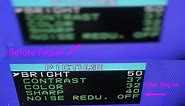 How To Repair Blurry Display Of CRT Television - Very Useful