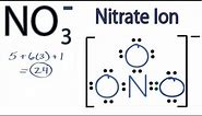 Nitrate Ion Lewis Structure: How to Draw the Lewis Structure for Nitrate Ion