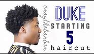 Duke Starting 5 Haircut | Bald Taper with Curls | Craythebarber