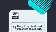 Forgot your debit card PIN? The solution is right in the GoTyme Bank app. Got more questions? #GoAsk us! Regulated by the Bangko Sentral ng Pilipinas. Deposits are insured by PDIC up to P500,000 per depositor. | GoTyme Bank