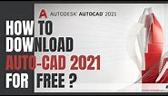 How to download and install AutoCAD 2021 Student Version for Free? |Windows| Virtual World Official