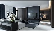 INTERIOR DESIGN IDEAS / Modern Gray Living room design decor ideas / Grey Furniture / Home DECOR