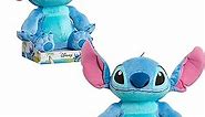 Disney Lilo & Stitch 11-inch Large Stitch Stuffed Animal, Alien, Blue, Soft Plushie