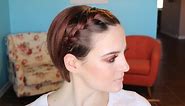 Style a Growing Pixie | French Braid Bangs