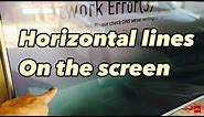 How to fix LG smart tv horizontal lines on the screen