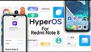 HyperOS for Redmi Note 8 Based on Android 13 | RandomRepairs