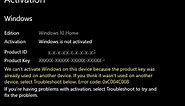 Fix Windows 10 Activation Error 0xC004C008