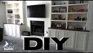 How I Used Simple Construction To Build Our Living Room Built-Ins - DIY - Living Room Reno Part 3