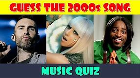 Guess the 2000s Song Music Quiz