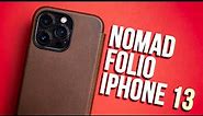 Best FOLIO iPhone 13/13 Pro Cases - Nomad Leather Folio
