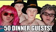50 Types of Dinner Guests on Thanksgiving!
