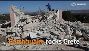 Magnitude 5.8 earthquake strikes the Greek island of Crete