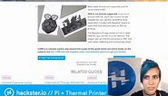 Thermal Printer + Raspberry Pi