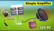 Make simple Amplifier circuit using 2SC5200 2SA1943 Transistor