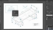Quick Isometric Technical Drawing tutorial in Adobe Illustrator