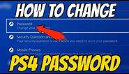 How to change ps4 password at 2021 (change psn account password)