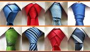 8 Different ways to tie a necktie . How to tie a tie