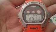 Casio illuminator W-214H - How to Change Military to 12h Time