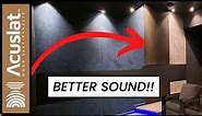 Real WOOD Acoustic panels. BETTER SOUND in your HOME THEATER ! Home Theater Gurus