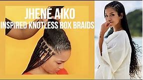 HOW TO DO KNOTLESS BOX BRAIDS| BEGINNER FRIENDLY| VERY DETAILED| Jhené Aiko Inspired
