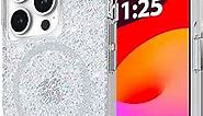 Case-Mate iPhone 15 Pro Case - Twinkle Disco [12ft Drop Protection] [Compatible with MagSafe] Magnetic Cover with Cute Bling Sparkle for iPhone 15 Pro 6.1", Anti-Scratch, Shock Absorbent, Slim Fit