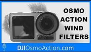 Wind Filters For DJI Osmo Action Internal Microphones - Rycote Micro Windjammer Deadcat Wind Test