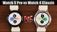 Samsung Galaxy Watch 5 Pro vs Watch 4 Classic - Full Comparison