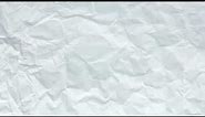 Free 4K Crumpled White Paper Texture 100