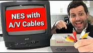 How to Hook Up a Nintendo Entertainment System (NES) - Composite AV Cables to CRT TV
