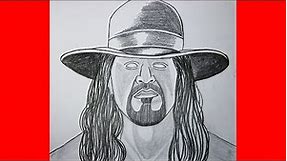 Undertaker drawing | Undertaker - WWE Superstars pencil sketch | How to Draw Undertaker
