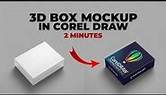 How to Create Realistic 3D Box Mockup in Corel Draw