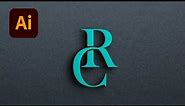 Professional RC Logo Design Tutorial in Illustrator |Mastering Logo Design Logo in Adobe Illustrator