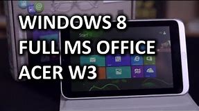Acer Iconia W3 Windows 8 Tablet Unboxing & Overview