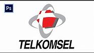 Membuat Logo Telkomsel - Tutorial Photoshop Pemula
