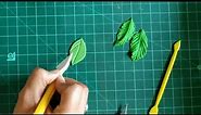 Fondant tutorial | how to make fondant leaves #fondant work