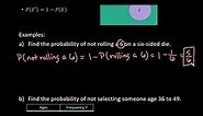 Complementary Events in Probability