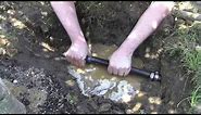 How To Repair A Broken Leaking Black Plastic (Polyethylene) Underground Sprinkler Line In Your Yard